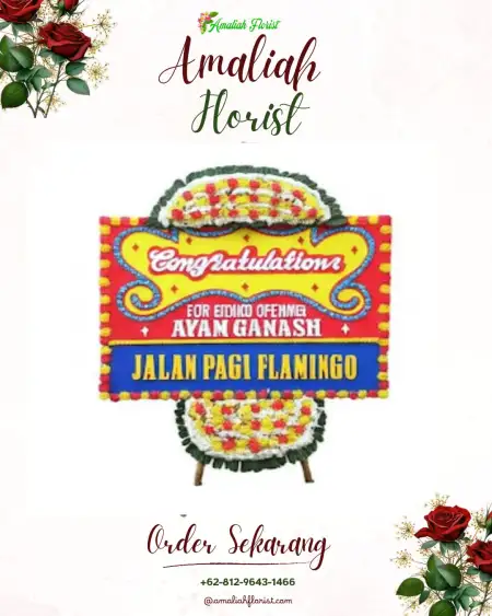Sewa Papan Bunga Tampo